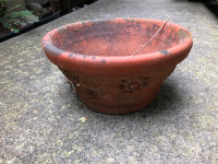 Vintage Round Terracotta Planter