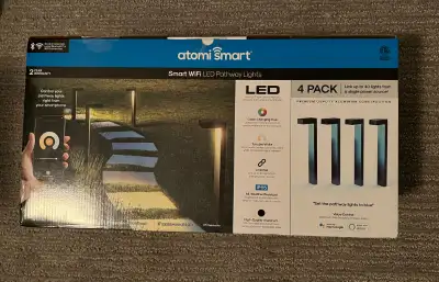 Atomi Smart Color Changing LED Pathway Lights, 4-pack Kit, View more