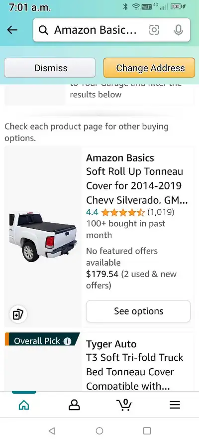 New roll up tonneau cover 