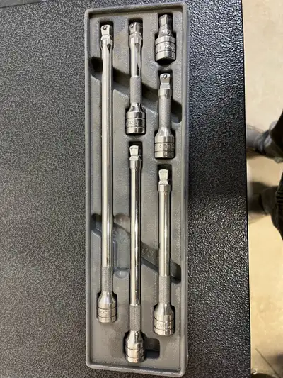Snap on Wobble plus extension set. Very light use, selling because I never use them. Asking $250