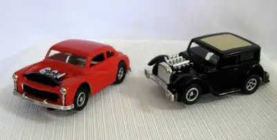 AFX-tras '49 MERCURY HOT ROD /HOT PEPPER SEDAN PAIR... Both cars are in Excellent workable condition...