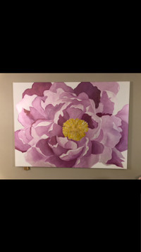 Hand painted for the love of peonies !