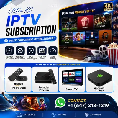 Stable 4K Tv subscription with Latest updates!!, View more