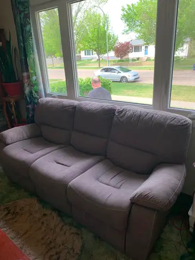 We are downsizing. This couch will no doubt miss my behind but maybe you can fill the void. The 2 ou...