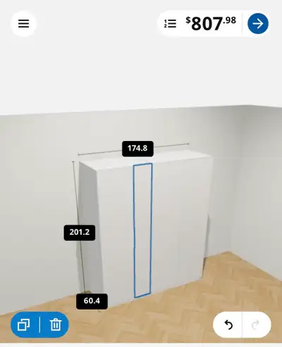 IKEA PAX Wardrobe System – Like New – White, View more