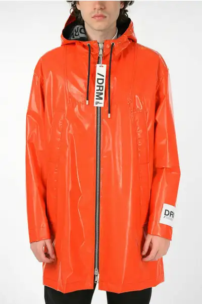 save $1300>> DIERREMME men Jackets  Orange Hooded Trench Duster, View more