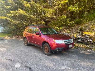2010 Subaru Forester. Will need some work to certify but drives. 260000km. Timing belt and brake lin...
