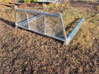 We have 3 aluminum headache racks available. #1 - (with mesh) Fits 65 3/4" wide box on the inside x...