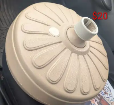 Fill with sand or water