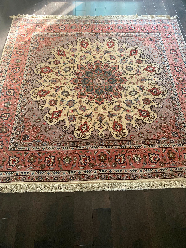 Persian Tabriz fine handmade rug (Iran) in Rugs, Carpets & Runners in Markham / York Region - Image 2