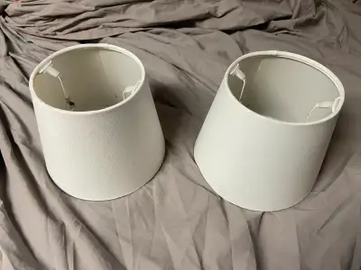 Small white lamp shades, View more