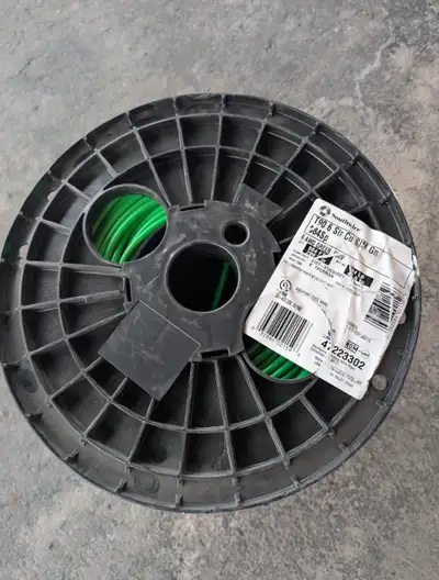 300M 6 AWG Stranded Green Copper THHN Wire, T90x6, View more
