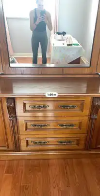 real wood vintage dresser without mirror , View more