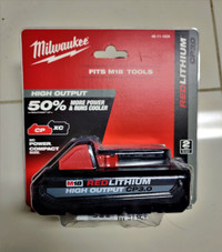 New! Milwaukee M18™ CP3.0Ah Redlithium High Output Battery
