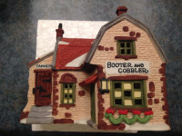 DEPT 56 --2 BOOTER AND COBBLER - 1 DAMAGED - SEE LIST 4 PRICING