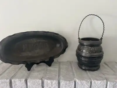 Antique silver plated  ~Bread and Biscuits~, View more