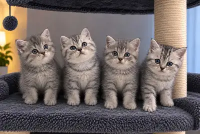 Chatons British shorthair pure race prêt à partir, View more