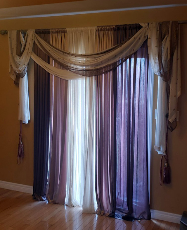 Home Patio Door Curtain Design Panel in Window Treatments in Windsor Region - Image 4