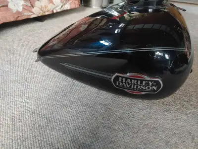 Tank, front fender and right side saddle bag from 2008 Harley Davidson Electra Glide Classic. Origin...