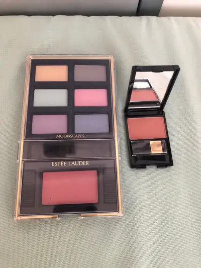 Estee Lauder Eye Shadow Palette & Lancôme Cedar Rose Blush - NEW, View more