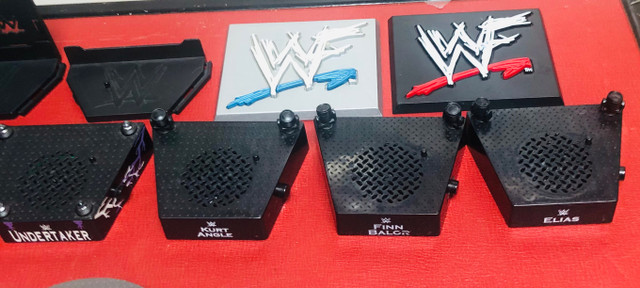 WWE Mattel Lot Accessories Entrance Greats Stands and more  in Toys & Games in Oakville / Halton Region - Image 3