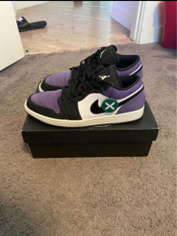 Jordan 1 Low Purple Court 13 Mens