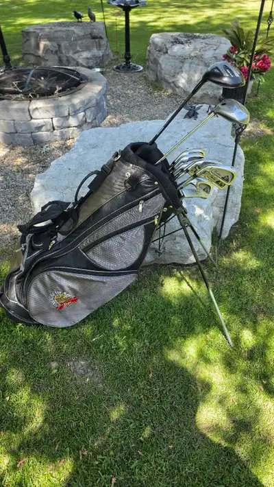 LEFT Timeless Golf Clubs with Stand Bag CLEVELAND Driver, View more