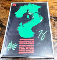 Batman: One Bad Day - The Riddler #1 Exclusive Variant Signed