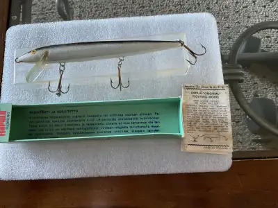 Vintage Rapala Fishing Lures 7” - Original Finnish  Minnow, View more