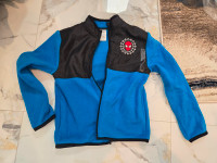 Disney Store Spiderman Boy Fleece Jacket Marvel Blue 9/10-New