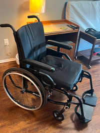 Wheel chair for larger person