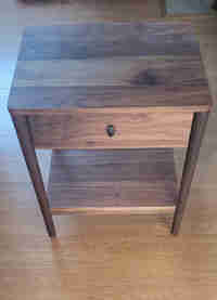 Gia walnut night stand 