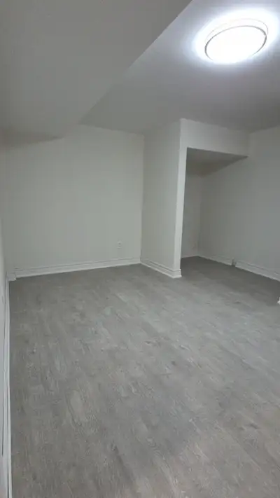 Fully renovated basement apartment with a separate private entrance, first time for rent. 2 bedrooms...