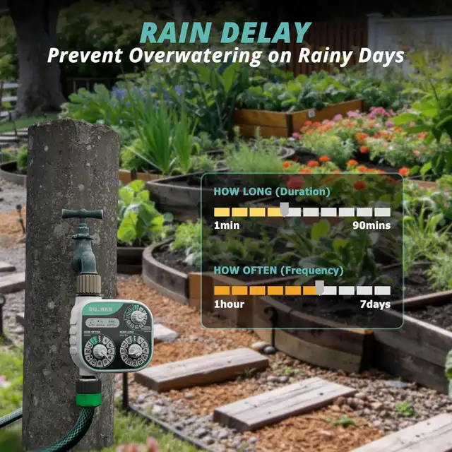 Mechanical Hose Timer Waterproof Sprinkler Timer Rain Delay Auto in Outdoor Tools & Storage in Oshawa / Durham Region - Image 8