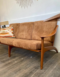Teak Danish Mid Century Modern Sofa 