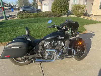 I'm selling my Indian Scout, a sleek and powerful motorcycle with 44495 kilometers on it. This bike...
