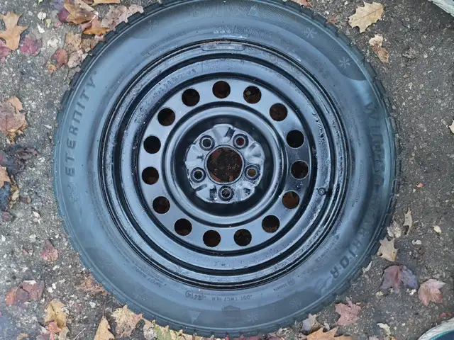 3 WINTER TIRES 225/60 R17 DIFF BRANDS ON STEEL RIMS 80 EACH in Tires & Rims in Barrie - Image 8