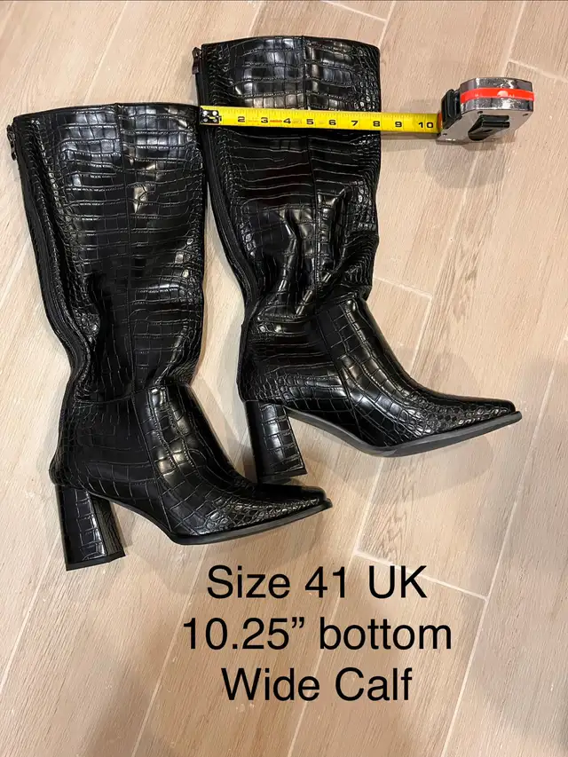 Brand NEW Women Boots — Cowboy Western Fringe Crocodile Heels in Women's - Shoes in City of Toronto - Image 3