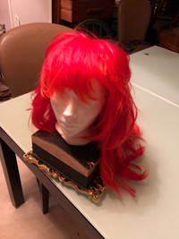 Red wig.