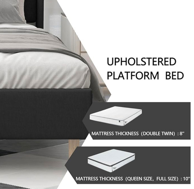 Base  TWIN BED dans Lits et matelas  à Sherbrooke - Image 4