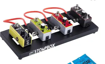 Guitar Pedal Board with multi AC adapter (Lower Price!), View more