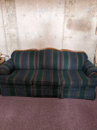 Sofa bed by Deco Rest Queen size green with gold and burgundy