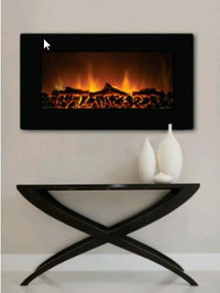 Electric Fireplace Paramount Tokyo Wall Mounted in Black Model E