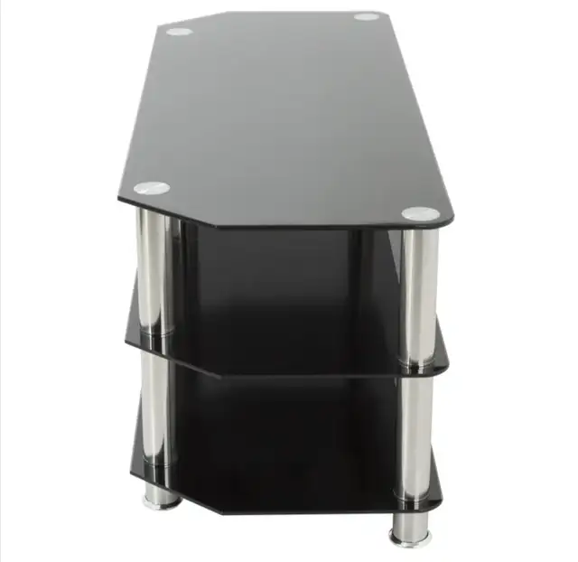 Table 3 étages vitre noir $75.00 in Home Décor & Accents in City of Montréal - Image 5