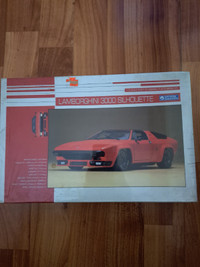 Gunze Sangyo Lamborghini 3000 Silhouette Model Kit