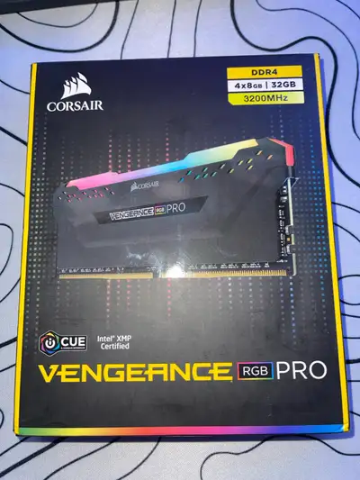 Corsair Vengeance RGB Pro 32GB (4x8GB) DDR4 3200MHz CL16, View more