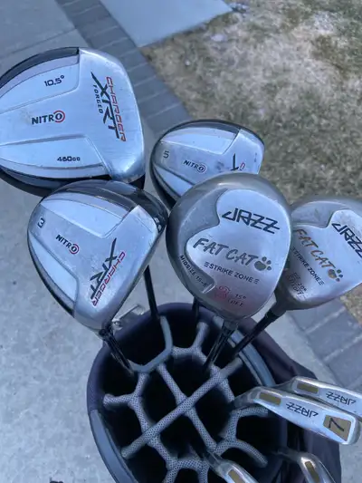 Mens RH Clubs (12), NIKE cart bag, Cart, View more