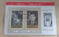 Umm al Qiwain John F. Kennedy 1917-1963 Commerative Stamp Set
