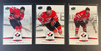 2014-15 Upper Deck Team Canada Juniors Connor McDavid 3 Card Lot