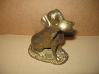 Brass Dog Sculpture